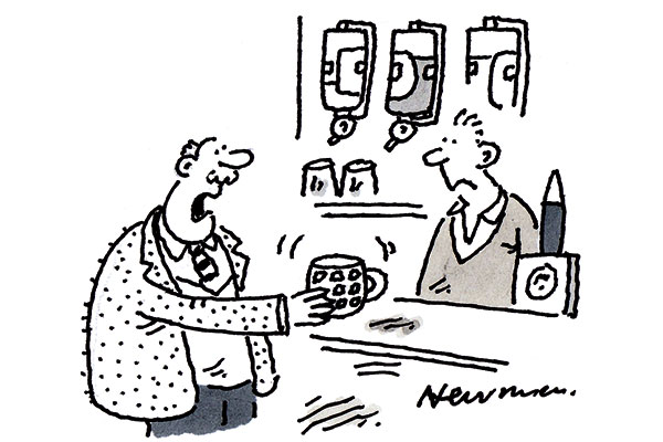 ‘Same again — otherwise known as Plan B.’