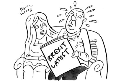 ‘Oh dear – I thought we were going to have a dry January.’