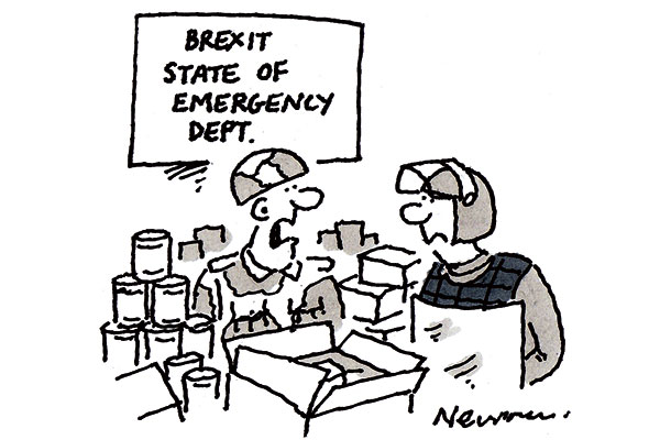 ‘We hope there’s a shortage of petrol for bombs.’