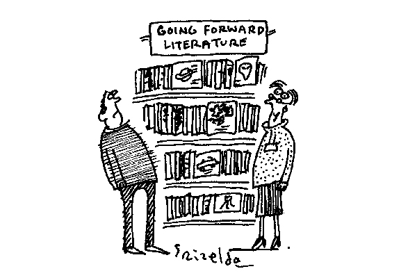 ‘We’ve renamed our science-fiction section.’