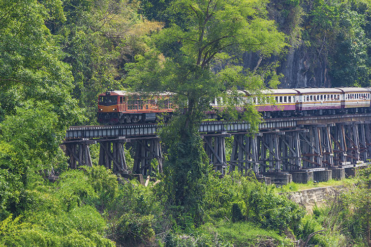 The Death Railway: the line built by prisoners of war in Burma at the cost of thousands of lives