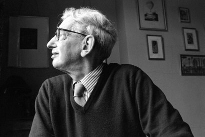 Eric Hobsbawm, photographed in 1996. He admitted late in life that he had developed in youth ‘a facility for deleting unpleasant or unacceptable data’