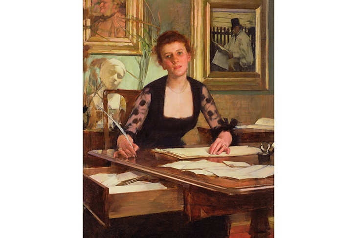 Portrait of the Artist’s wife, by Henry Herbert La Thangue. Credit: Bridgeman Images