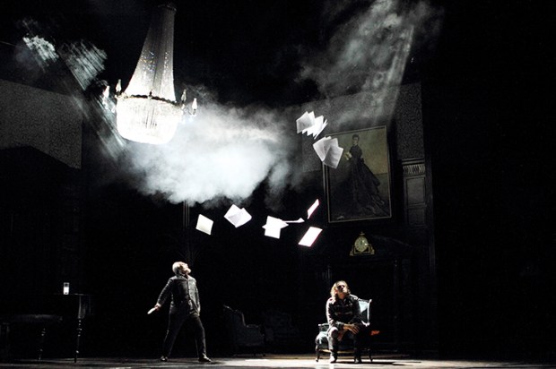 Philipp Fürhofer's handsome and often ingenious designs for the Royal Opera's overcomplicated new production of The Queen of Spades. Photo: ROH 2018 / Catherine Ashmore