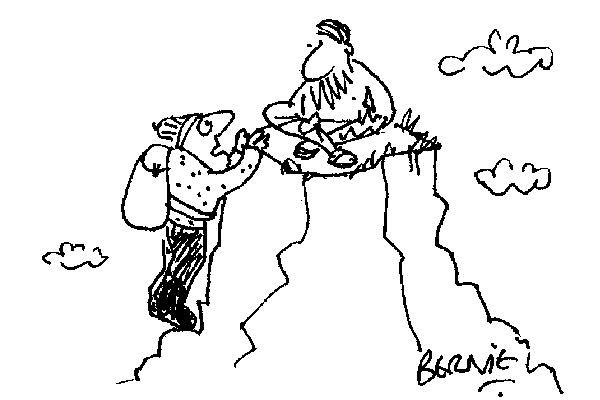 ‘I seek peace, enlightenment and an alterative to the backstop.’