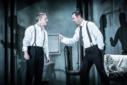 Martin Freeman as Gus and Danny Dyer as Ben in Harold Pinter’s The Dumb Waiter