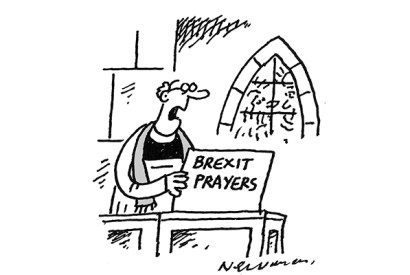 ‘Due to Brexit shortages, we haven’t got a prayer.’