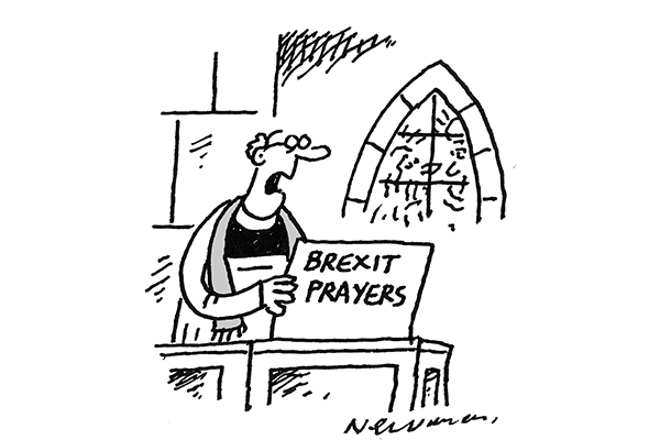 ‘Due to Brexit shortages, we haven’t got a prayer.’