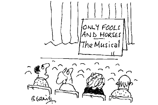 ‘I don’t like the look of that chandelier.’