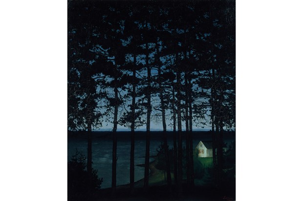 ‘The Fisherman’s Cottage’, 1906, by Harald Sohlberg