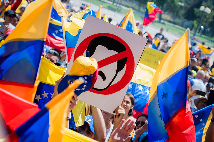 Opposition supporters take to the streets against Nicolás Maduro [GETTY IMAGES]