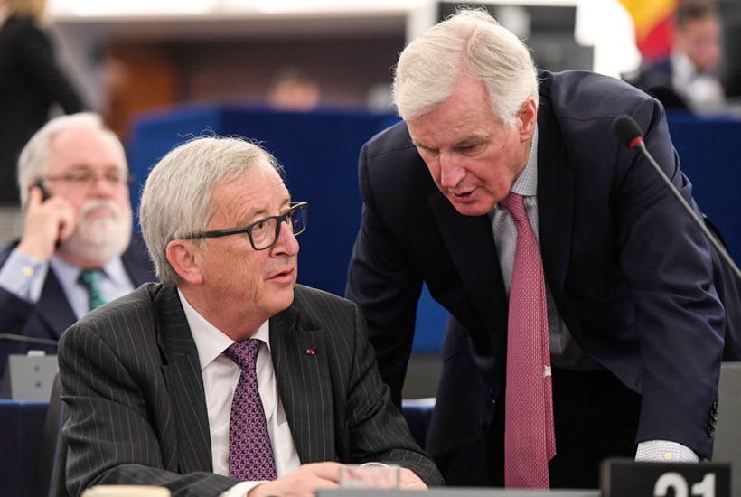 Jean-Claude Juncker and Michel Barnier must understand that without a deal their hard-border bluff collapses (Photo: Getty)