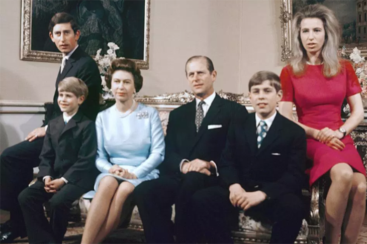 The Royals in 1972. Photo: Press Association