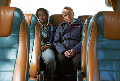 All the world’s a stage: Luwam Teklizgi (Rita) and Toby Jones (Peter) in BBC2’s forthcoming Don’t Forget the Driver