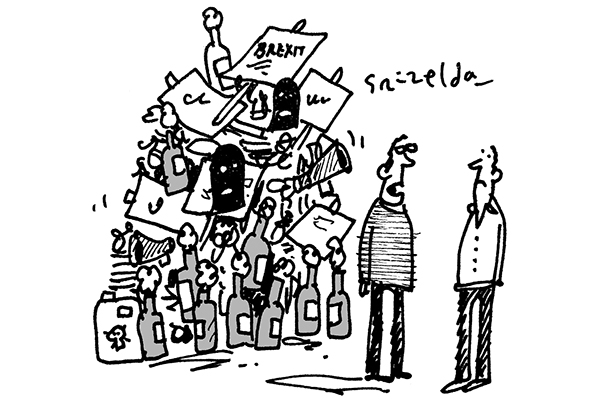 ‘I’m stockpiling riot gear.’