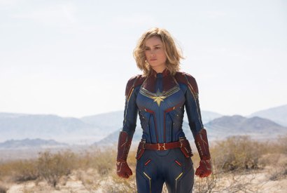 More than able to carry a film of this type: Brie Larson as Captain Marvel