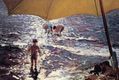 ‘Afternoon at the Beach in Valencia’, 1904, by Joaquin Sorolla