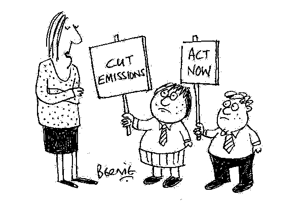 ‘You won’t mind walking to school then…’