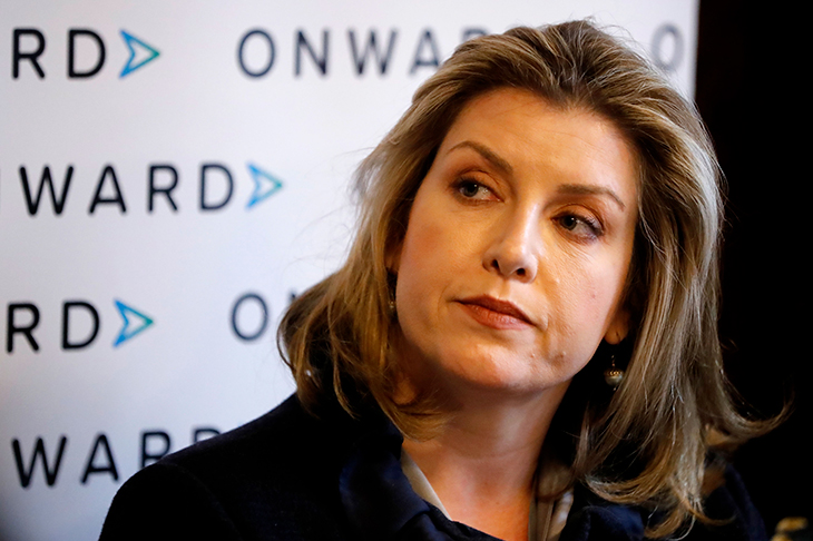 Penny Mordaunt at a meeting of think tank Onward (Getty)