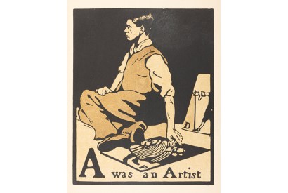 ‘A was an Artist’, from William Nicholson’s An Alphabet, 1897