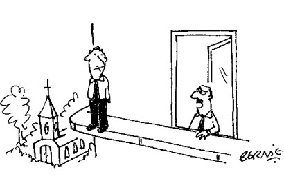 ‘What have I told you about personal business on company time?’