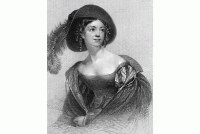 Letitia at the height of her fame in 1825. H.W. Pickersgill’s original portrait was exhibited at the Royal Academy