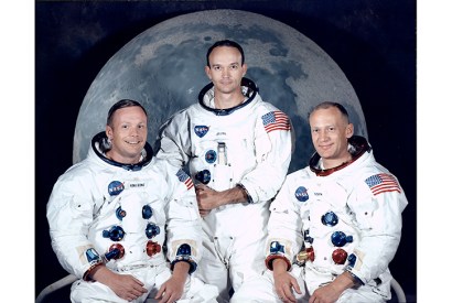The Apollo 11 astronauts: Neil Armstrong, Mike Collins and Buzz Aldrin. Credit: Getty Images
