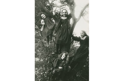 Growing up in the wooded hills round Limpsfield, the girls climbed trees, built huts, made fires and skinned rabbits