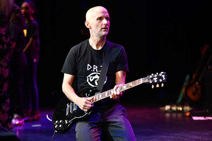 Moby performing in Los Angeles in March this year