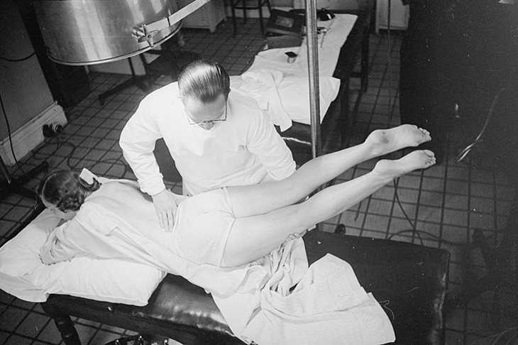 Was this guy a mystical healer or was he addicted to crunching people’s bones? Credit: Fox Photos / Stringer/Getty Images