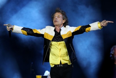 Mick Jagger at the Gillette Stadium, Foxborough, MA earlier this month. Credit: Getty Images