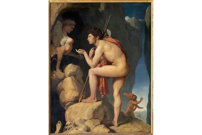 ‘Oedipus and the Sphinx’, c.1826, by Ingres, a copy of which hung over Freud’s desk