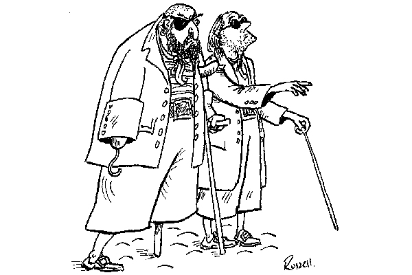 ‘Same here. Benefits Officer said if I’m fit enough to search for buried treasure then I’m fit enough to work.’