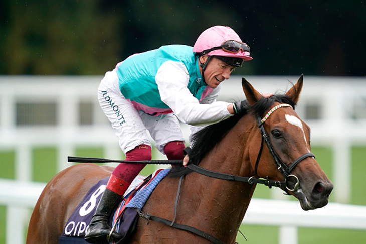 Frankie Dettori aboard Enable, the greatest filly ever
