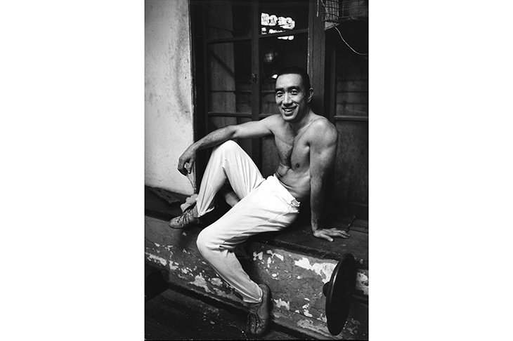 Yukio Mishima posing in Tokyo in 1970. Credit: Getty Images
