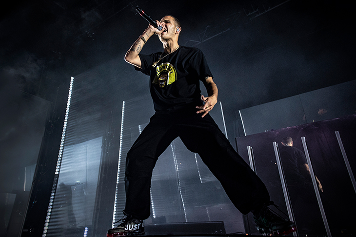 Slowthai at the Brixton Academy. [Photo: Visionhaus]