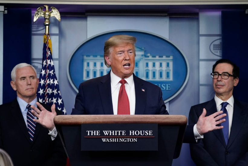 Trump coronavirus task force big pharma