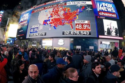 Times Square 2016 election