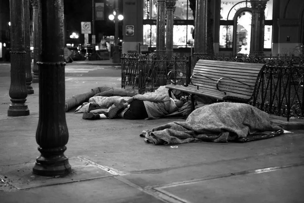 Homeless Without Color Homelessness in black and white | The Spectator Australia
