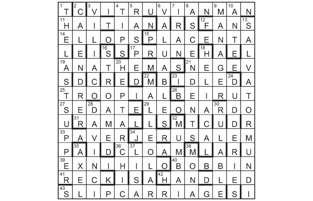 2641 Mastermind solution The Spectator Australia