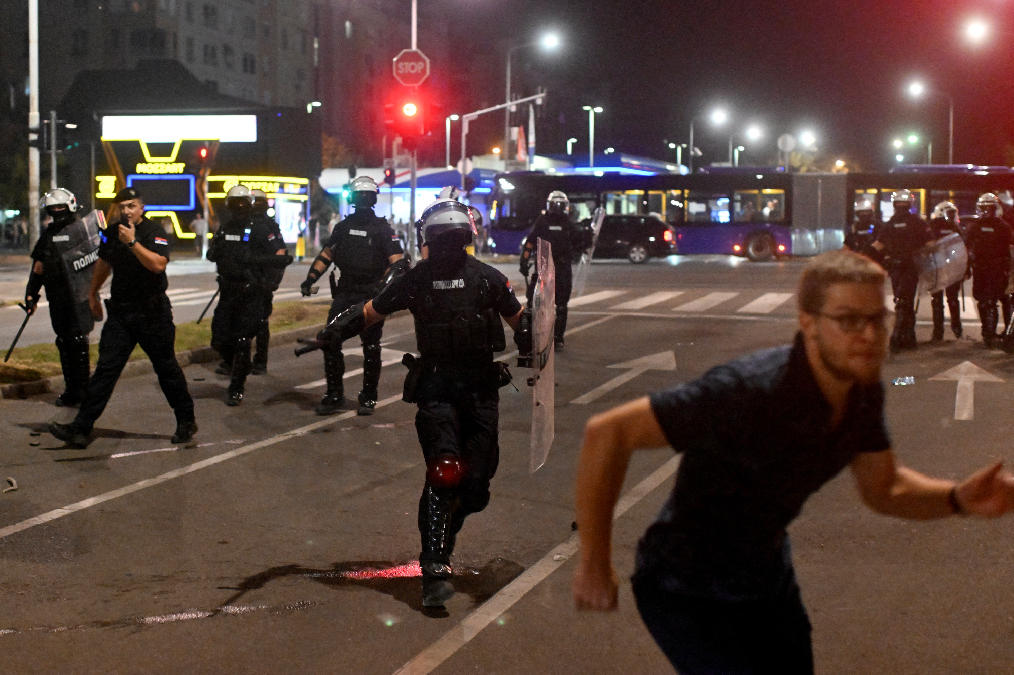 Serbia is descending into violence