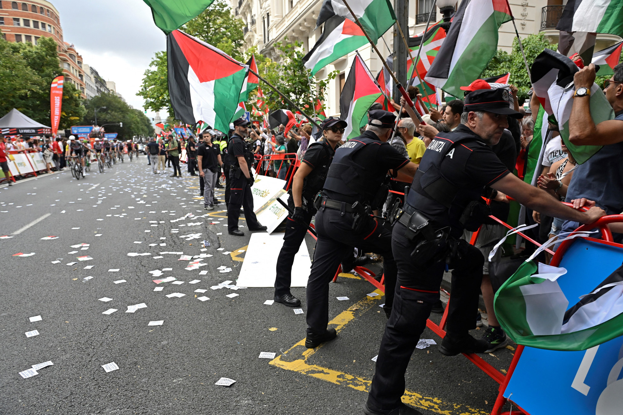 Even bike races aren’t safe from the Gaza mob