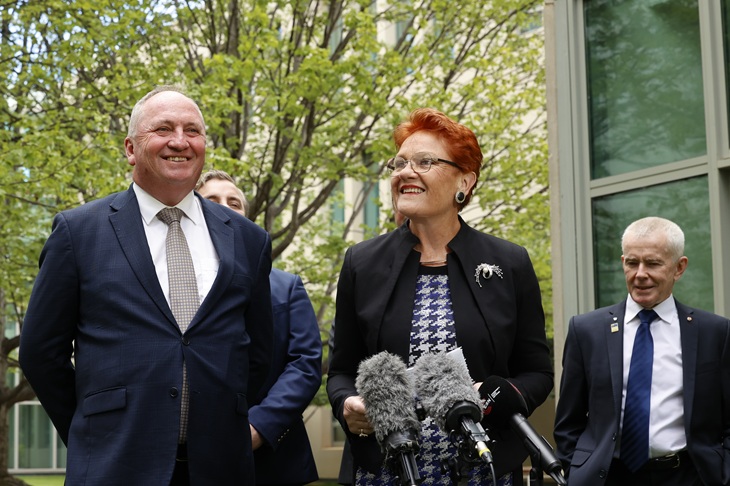 What happens to centre-right politics if One Nation continues to grow?
