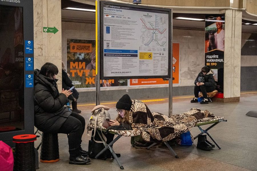 Amid the bombs, life in Kyiv carries on as normal