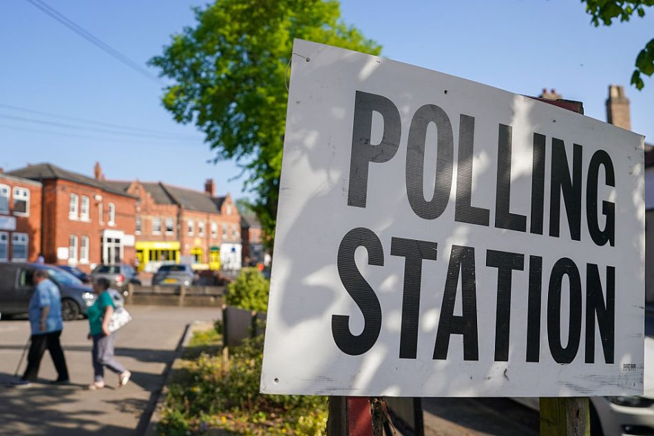 Which party leader is on the road the most?