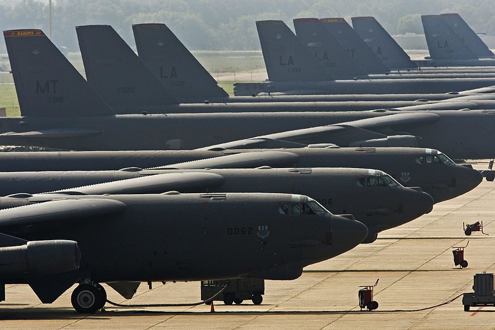 Is the US nuclear bomber base being targeted for a strike?