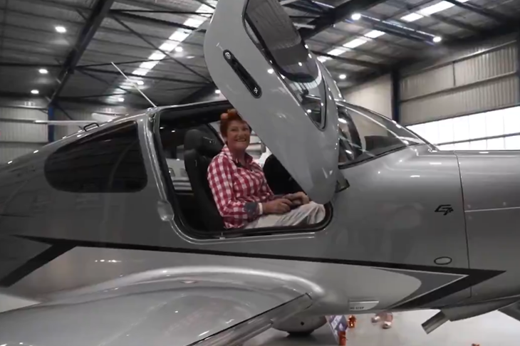 How a sexy plane upset the left