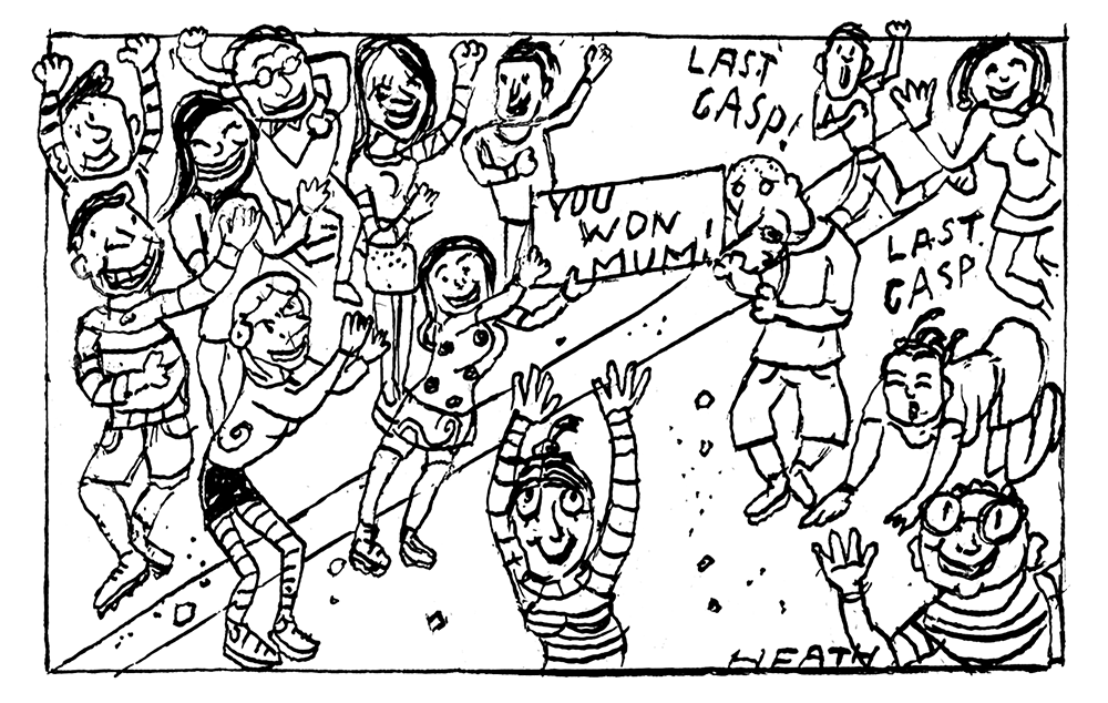 Who would ever run a marathon?