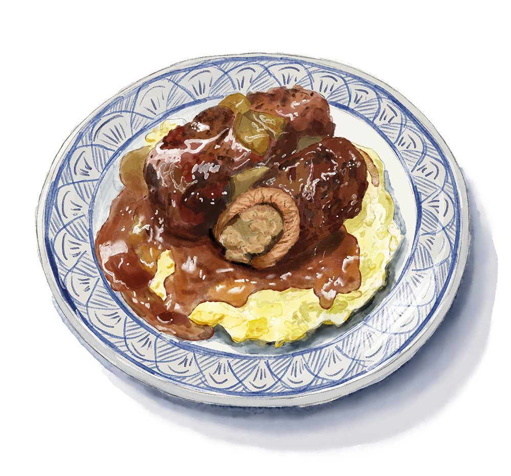 Beef olives – classic comfort food, without an olive in sight