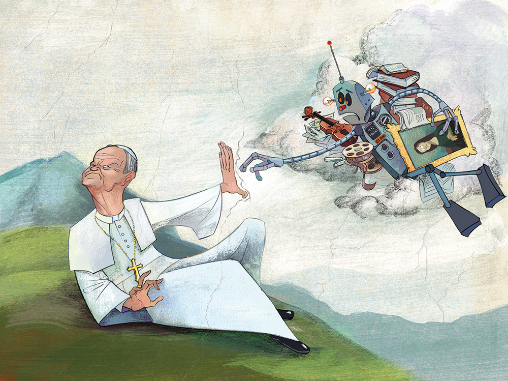 The Pope’s AI intervention shames our politicians